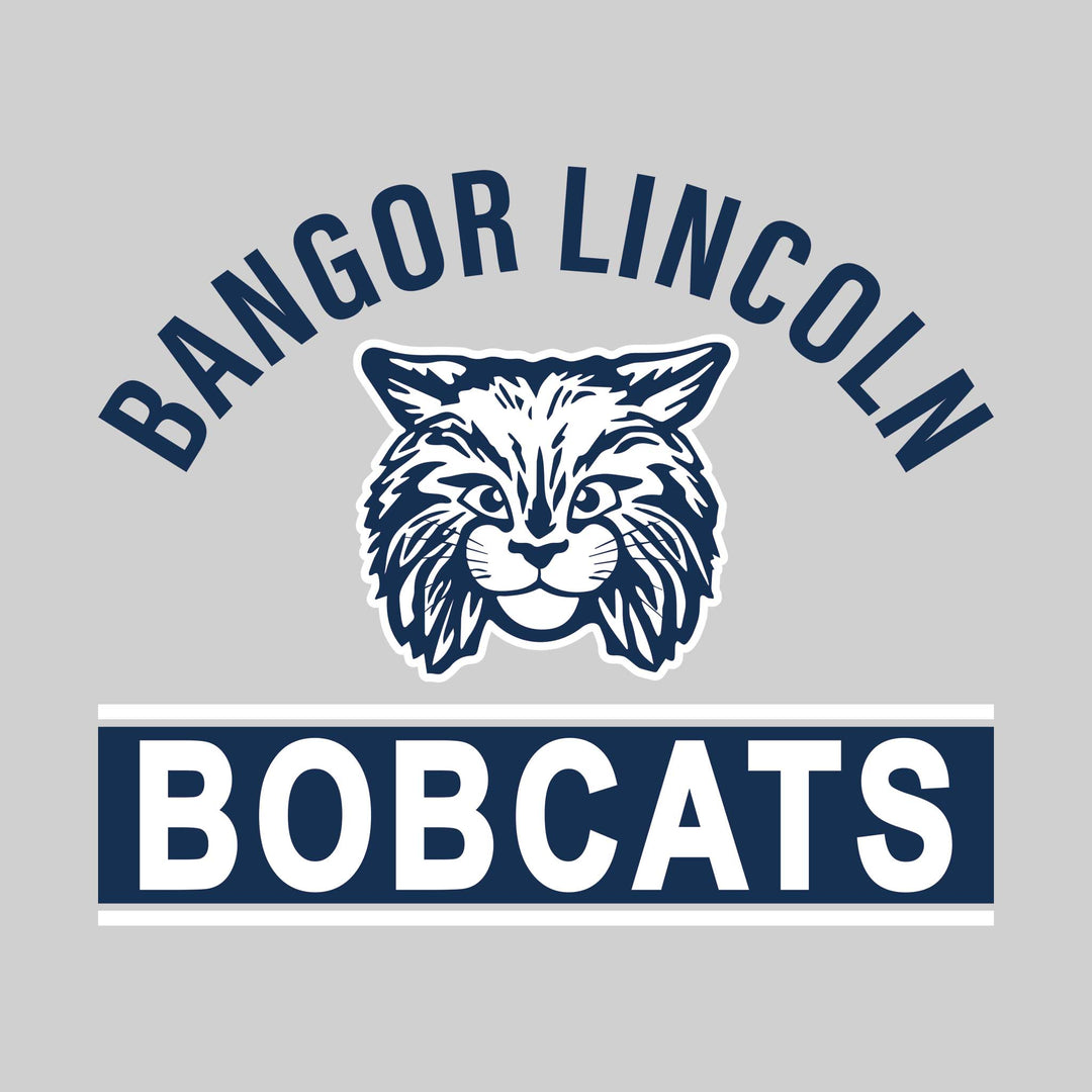 Bangor Lincoln Elementary - Spirit Wear - Arched Bangor Lincoln Over Mascot
