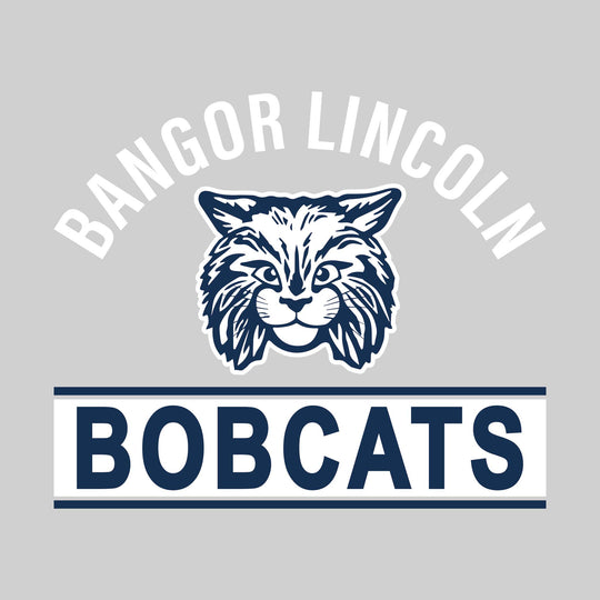 Bangor Lincoln Elementary - Spirit Wear - Arched Bangor Lincoln Over Mascot