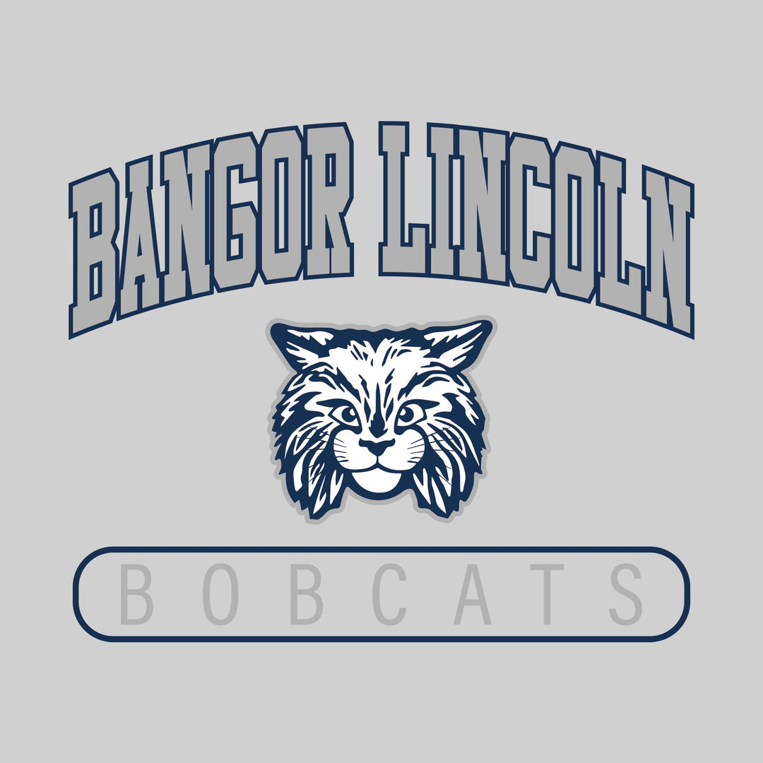 Bangor Lincoln Elementary - Spirit Wear - Arched School Name with Mascot