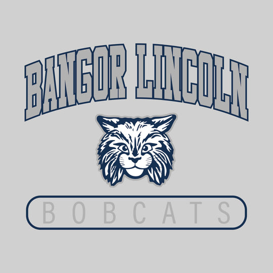 Bangor Lincoln Elementary - Spirit Wear - Arched School Name with Mascot