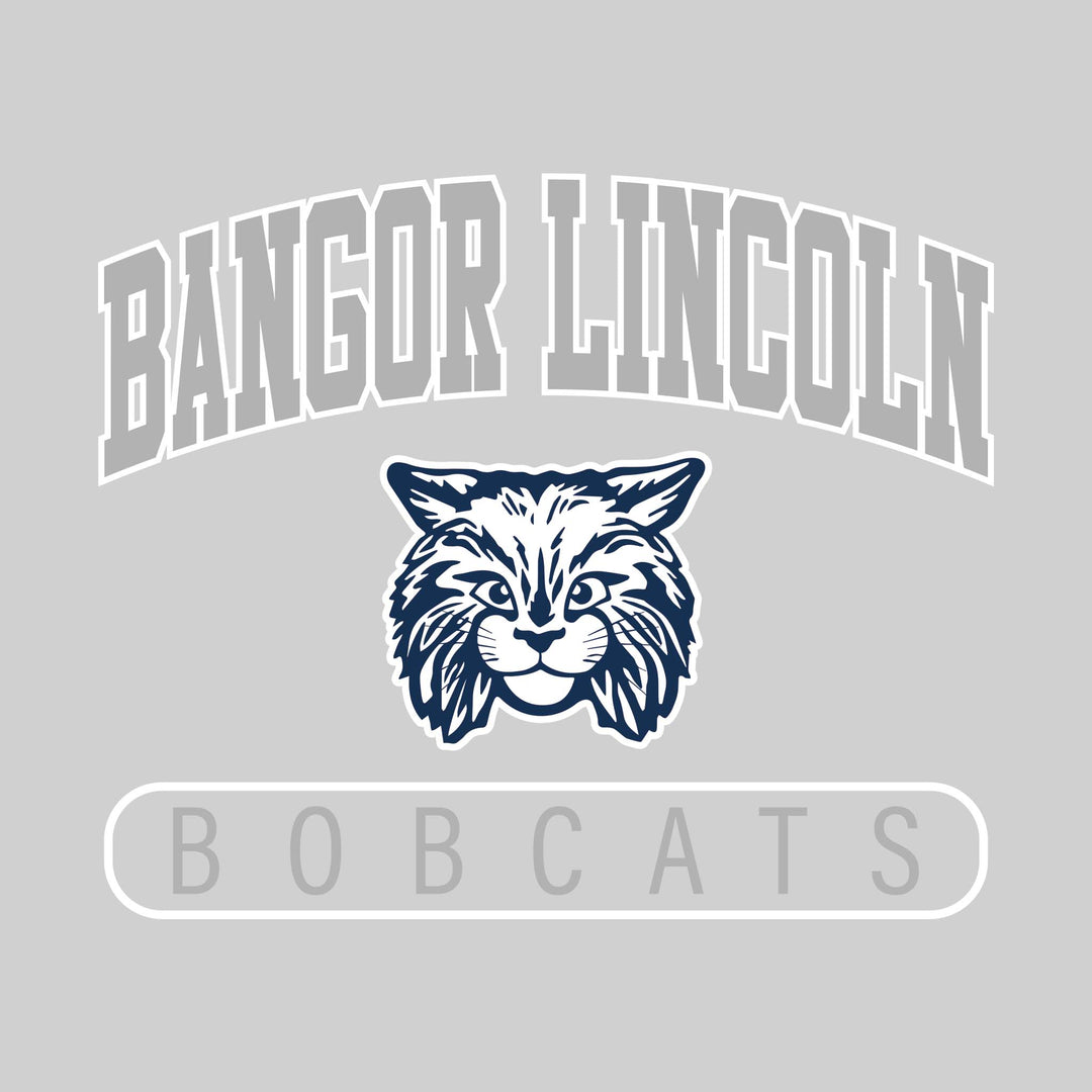 Bangor Lincoln Elementary - Spirit Wear - Arched School Name with Mascot