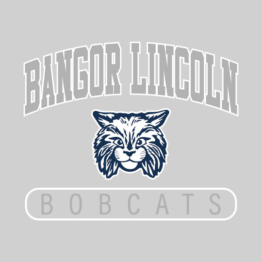 Bangor Lincoln Elementary - Spirit Wear - Arched School Name with Mascot