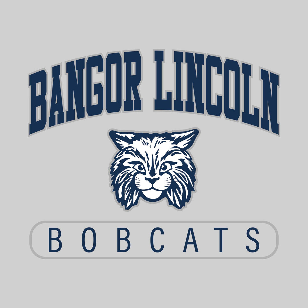 Bangor Lincoln Elementary - Spirit Wear - Arched School Name with Mascot