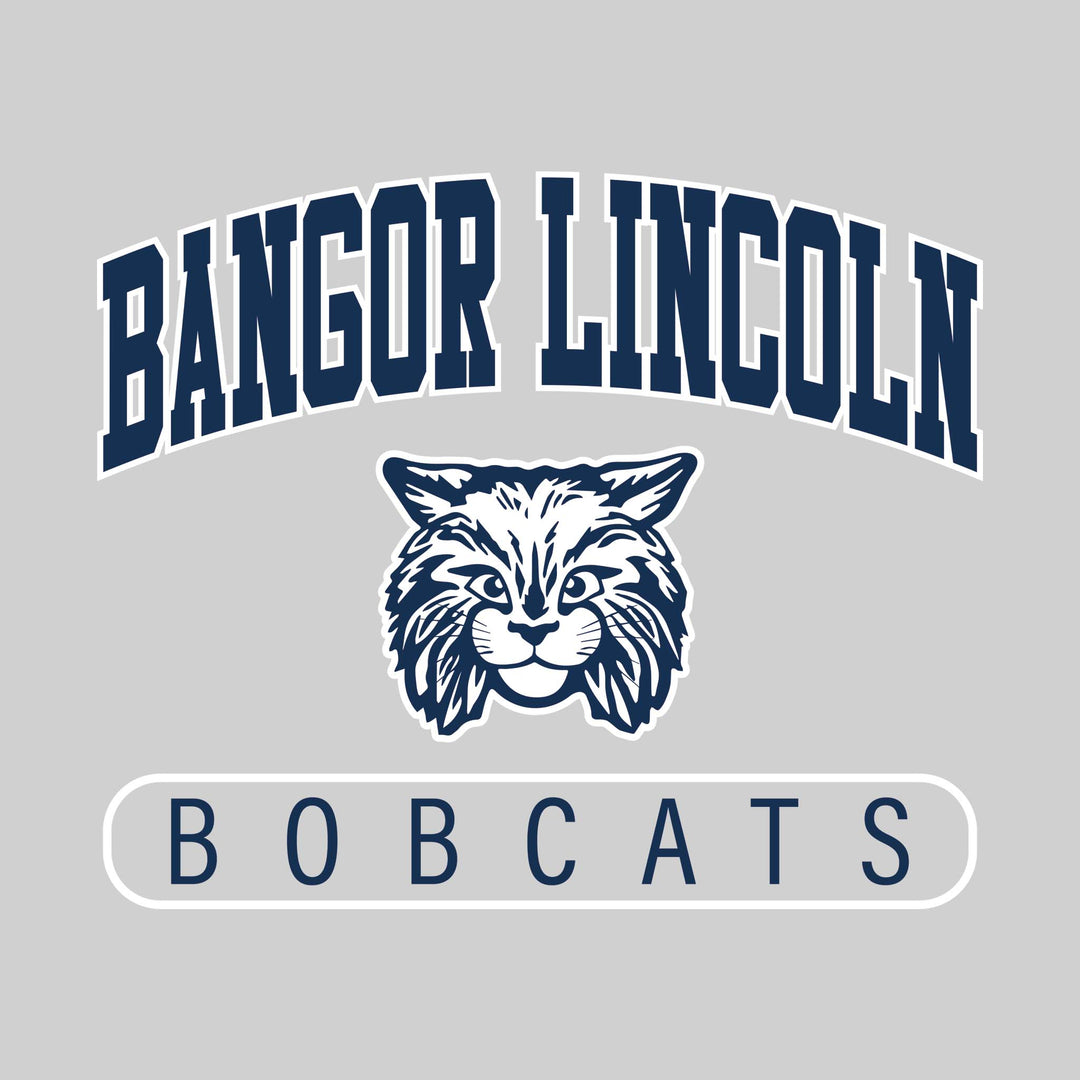 Bangor Lincoln Elementary - Spirit Wear - Arched School Name with Mascot