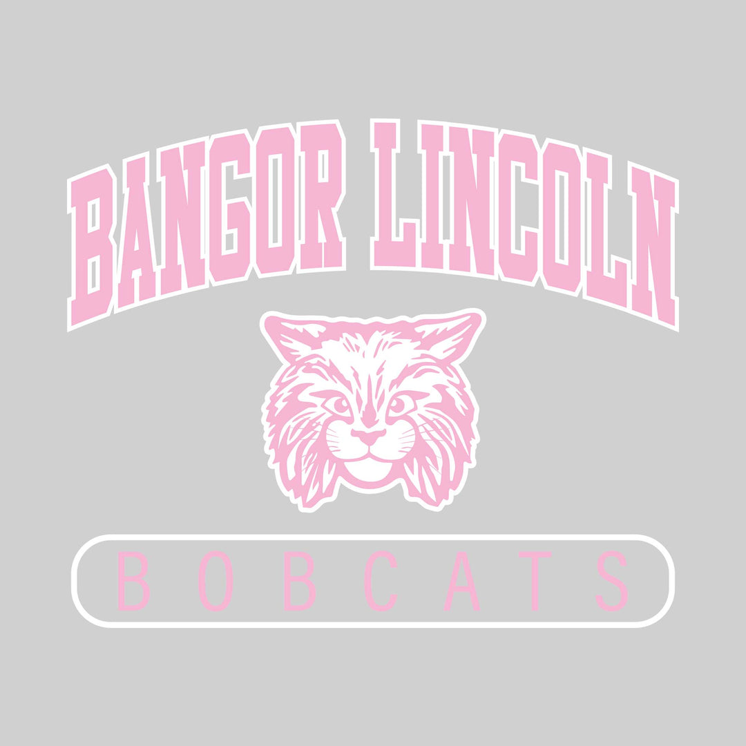 Bangor Lincoln Elementary - Spirit Wear - Arched School Name with Mascot