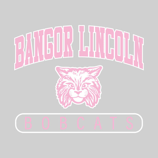 Bangor Lincoln Elementary - Spirit Wear - Arched School Name with Mascot