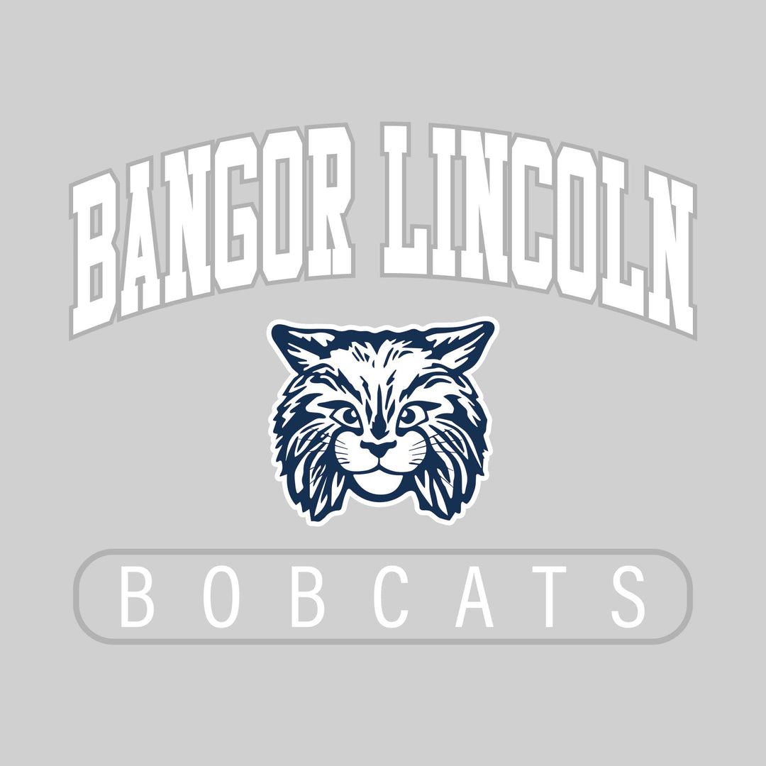 Bangor Lincoln Elementary - Spirit Wear - Arched School Name with Mascot