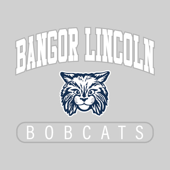 Bangor Lincoln Elementary - Spirit Wear - Arched School Name with Mascot