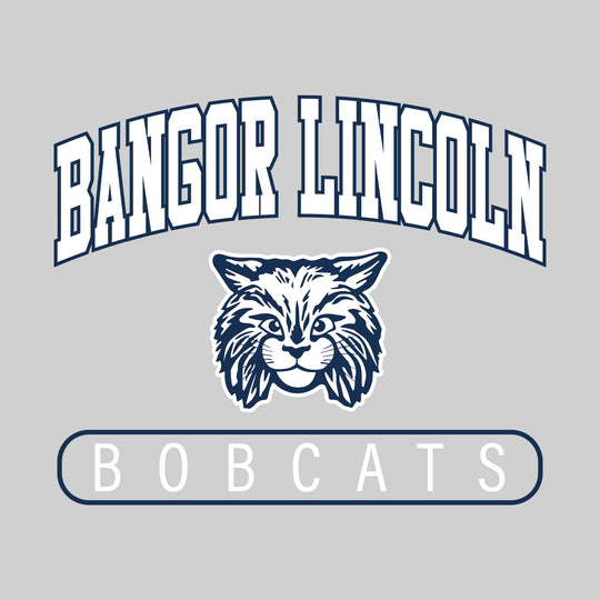 Bangor Lincoln Elementary - Spirit Wear - Arched School Name with Mascot