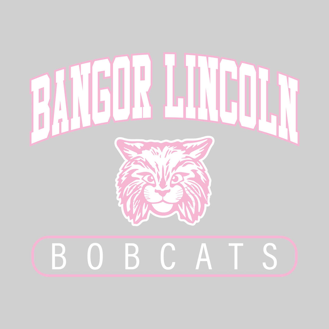 Bangor Lincoln Elementary - Spirit Wear - Arched School Name with Mascot