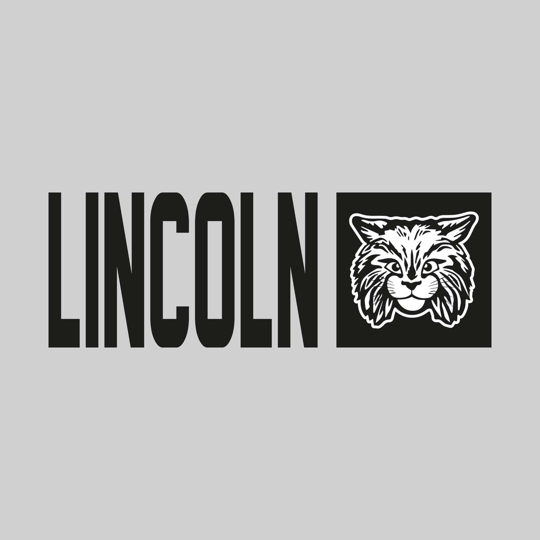 Bangor Lincoln Elementary - Spirit Wear - School Name with Squared Mascot