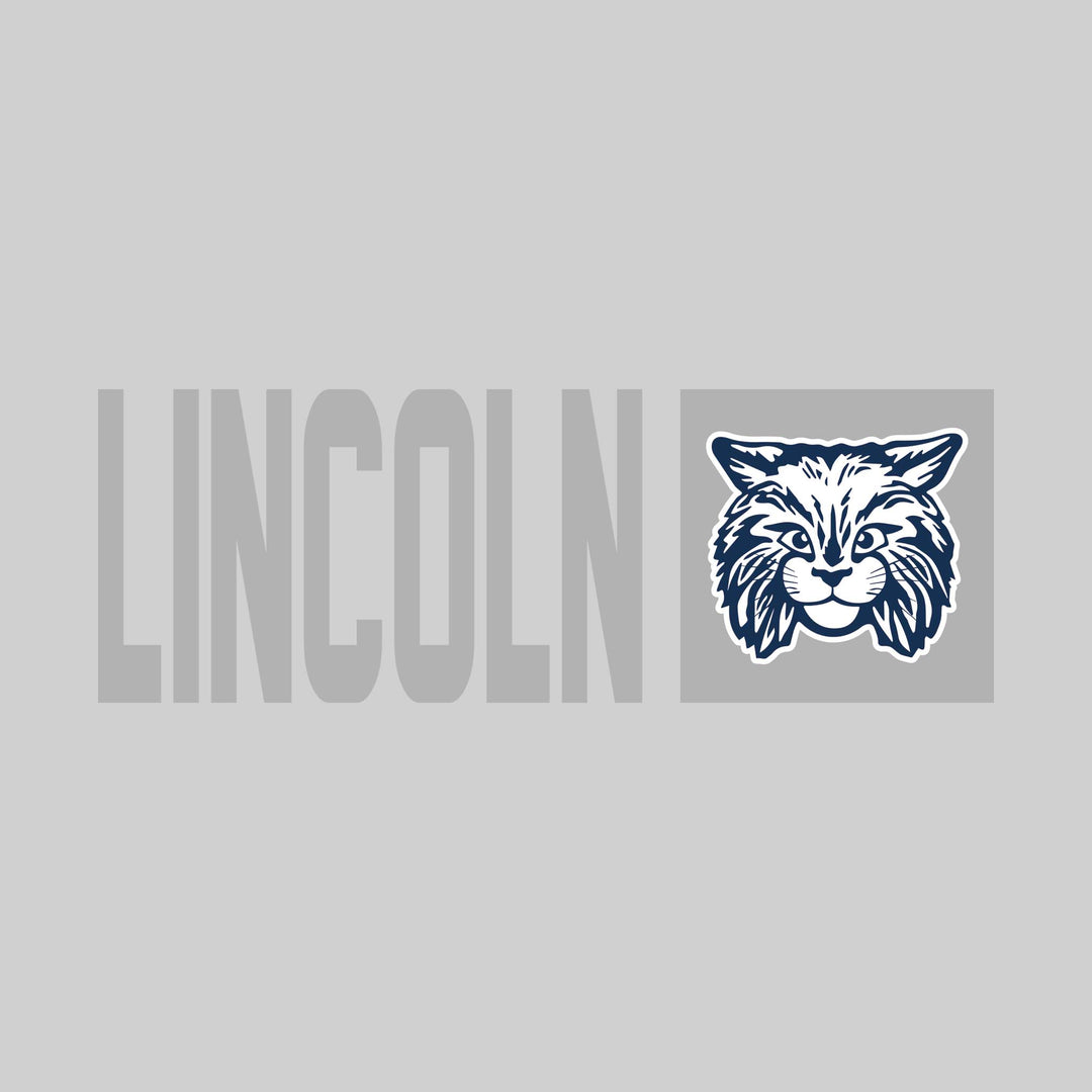 Bangor Lincoln Elementary - Spirit Wear - School Name with Squared Mascot