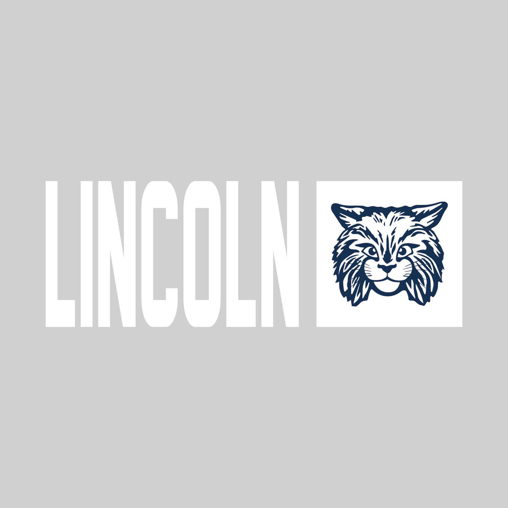 Bangor Lincoln Elementary - Spirit Wear - School Name with Squared Mascot