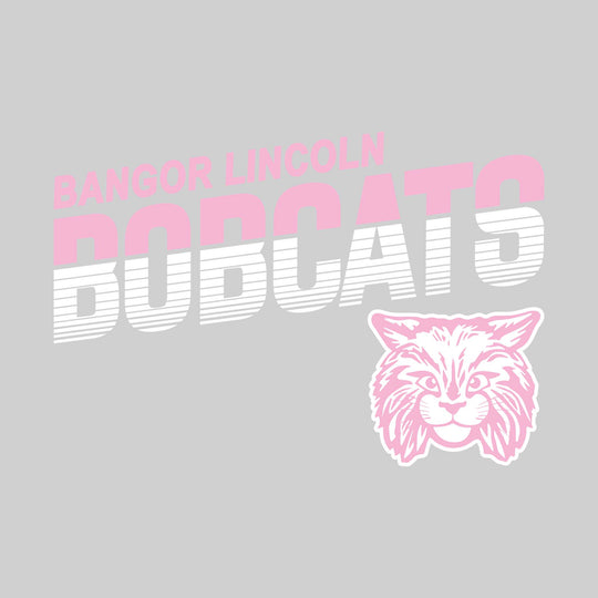Bangor Lincoln Elementary - Spirit Wear - Striped Angled Bobcats