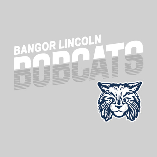Bangor Lincoln Elementary - Spirit Wear - Striped Angled Bobcats