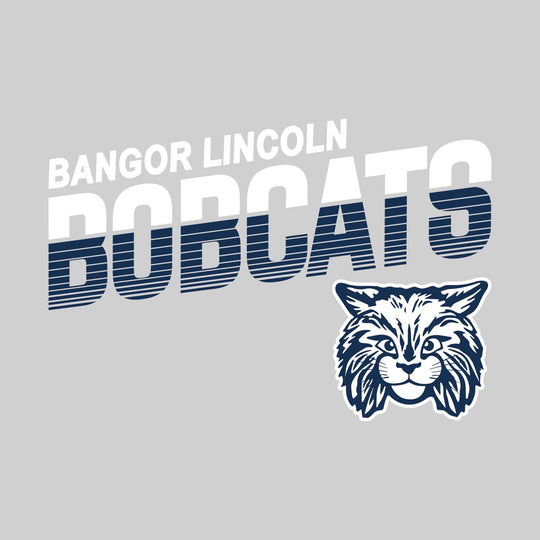 Bangor Lincoln Elementary - Spirit Wear - Striped Angled Bobcats