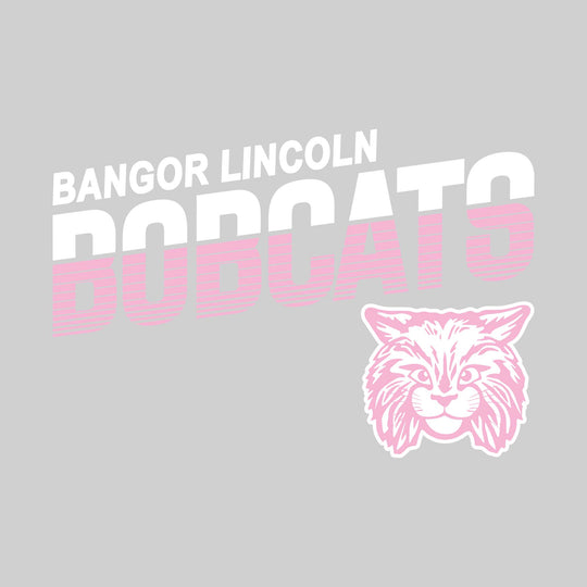 Bangor Lincoln Elementary - Spirit Wear - Striped Angled Bobcats