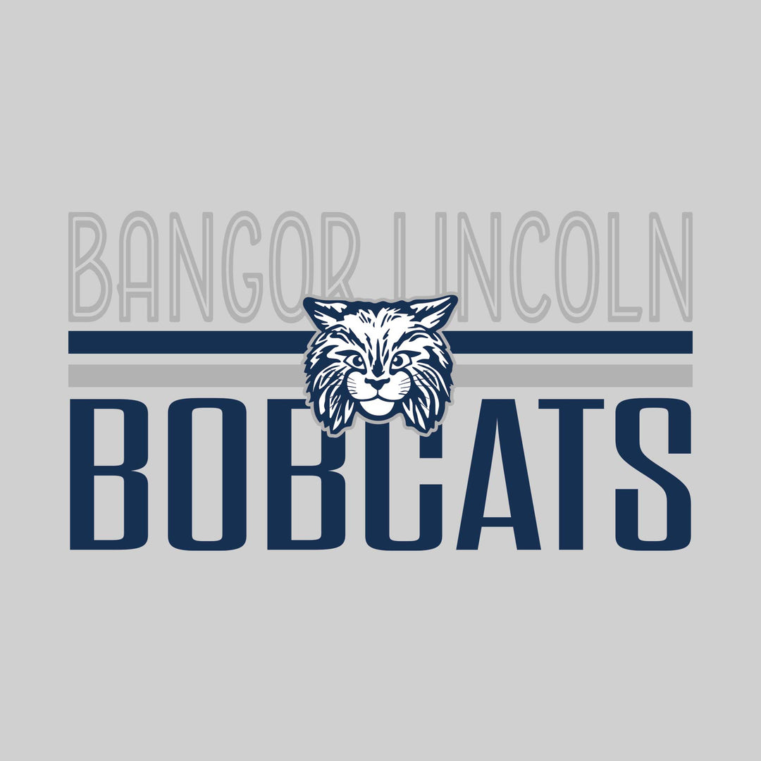 Bangor Lincoln Elementary - Spirit Wear - Stripes and Centered Logo