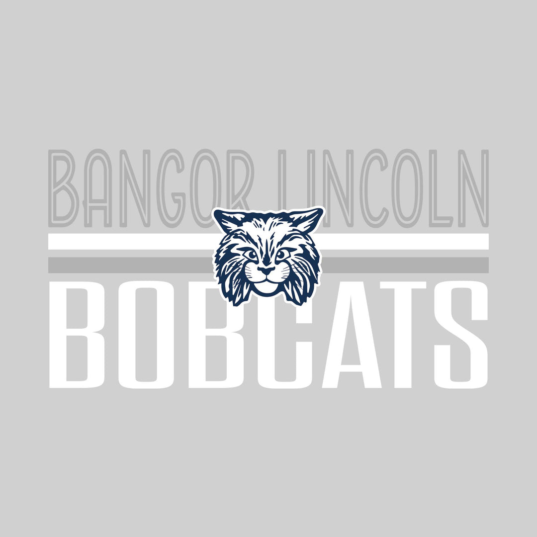 Bangor Lincoln Elementary - Spirit Wear - Stripes and Centered Logo