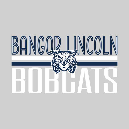Bangor Lincoln Elementary - Spirit Wear - Stripes and Centered Logo