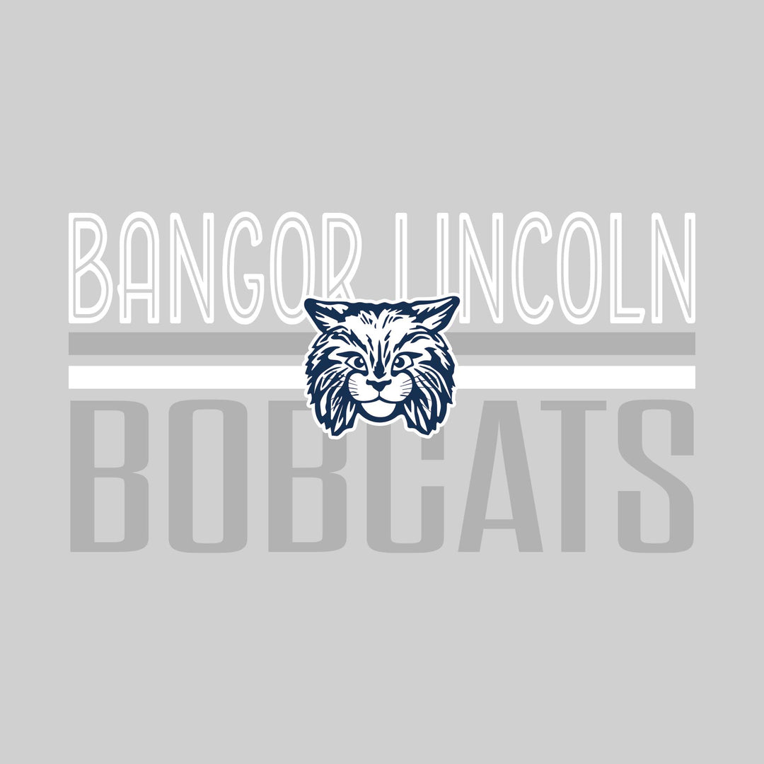 Bangor Lincoln Elementary - Spirit Wear - Stripes and Centered Logo