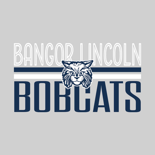 Bangor Lincoln Elementary - Spirit Wear - Stripes and Centered Logo