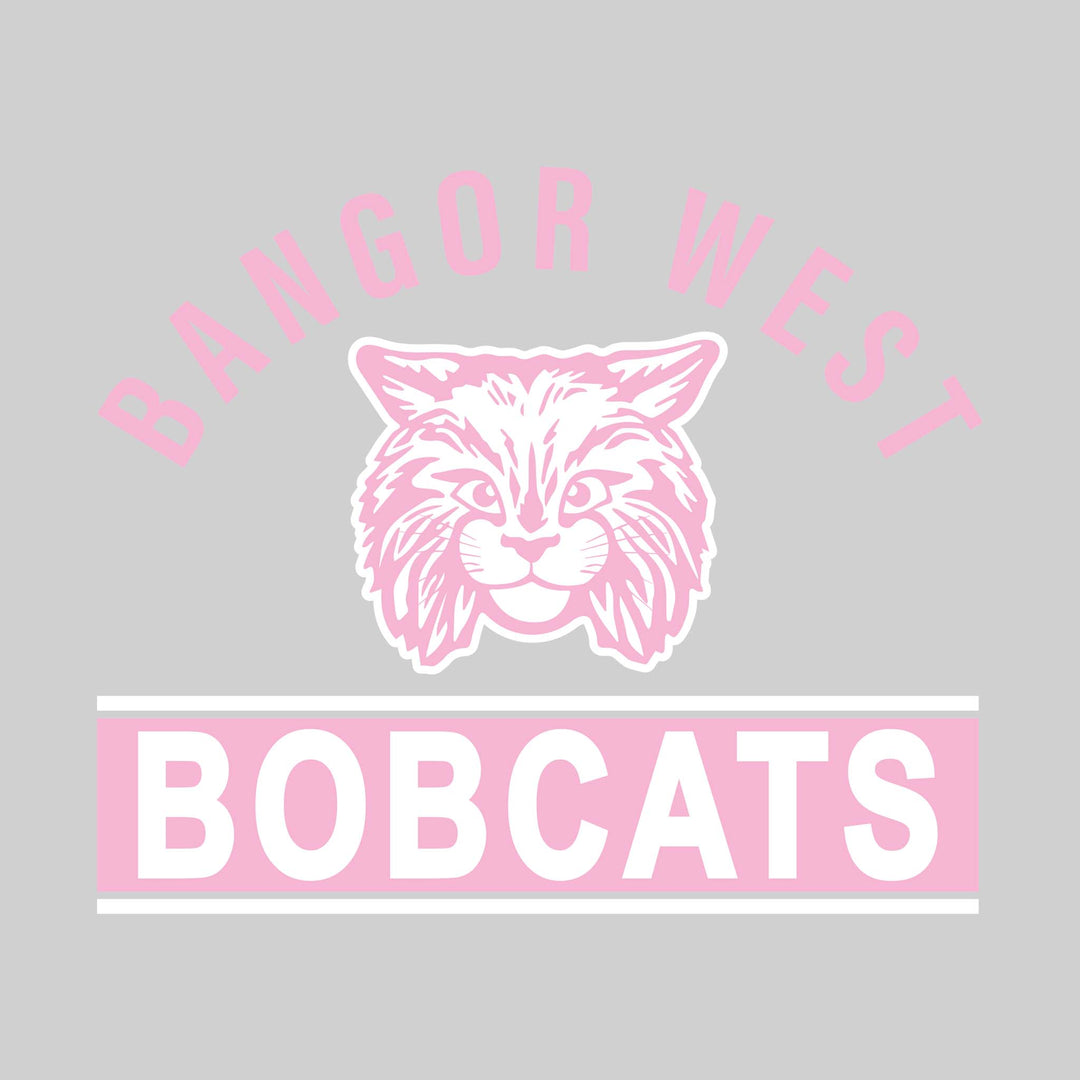 Bangor West Elementary - Spirit Wear - Arched Bangor West Over Mascot