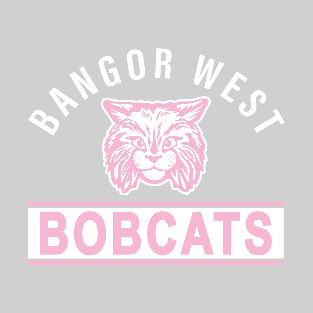 Bangor West Elementary - Spirit Wear - Arched Bangor West Over Mascot