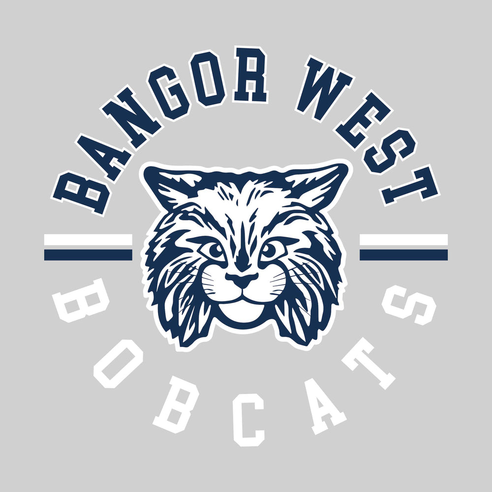 Bangor West Elementary - Spirit Wear - Circular Text with Logo