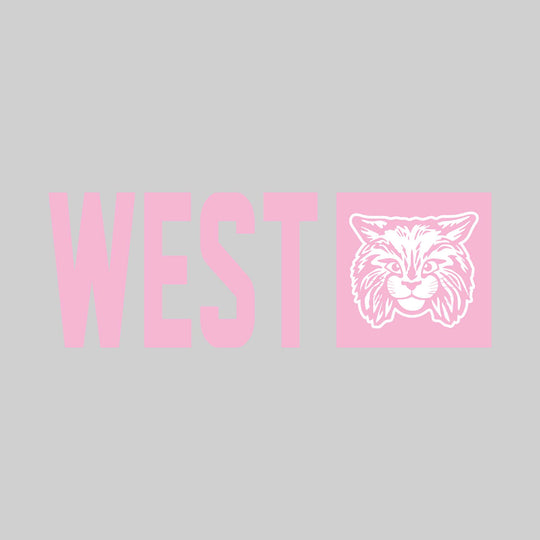 Bangor West Elementary - Spirit Wear - School Name with Squared Mascot