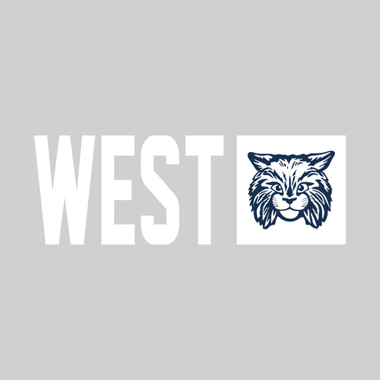 Bangor West Elementary - Spirit Wear - School Name with Squared Mascot
