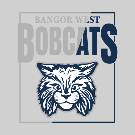 Bangor West Elementary - Spirit Wear - Split Color Boxed with Mascot