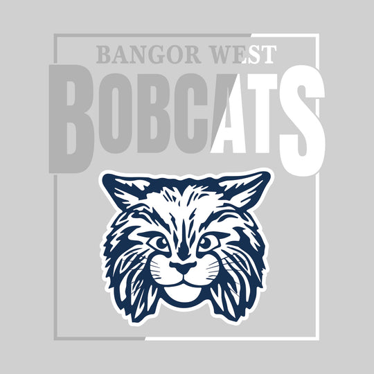 Bangor West Elementary - Spirit Wear - Split Color Boxed with Mascot