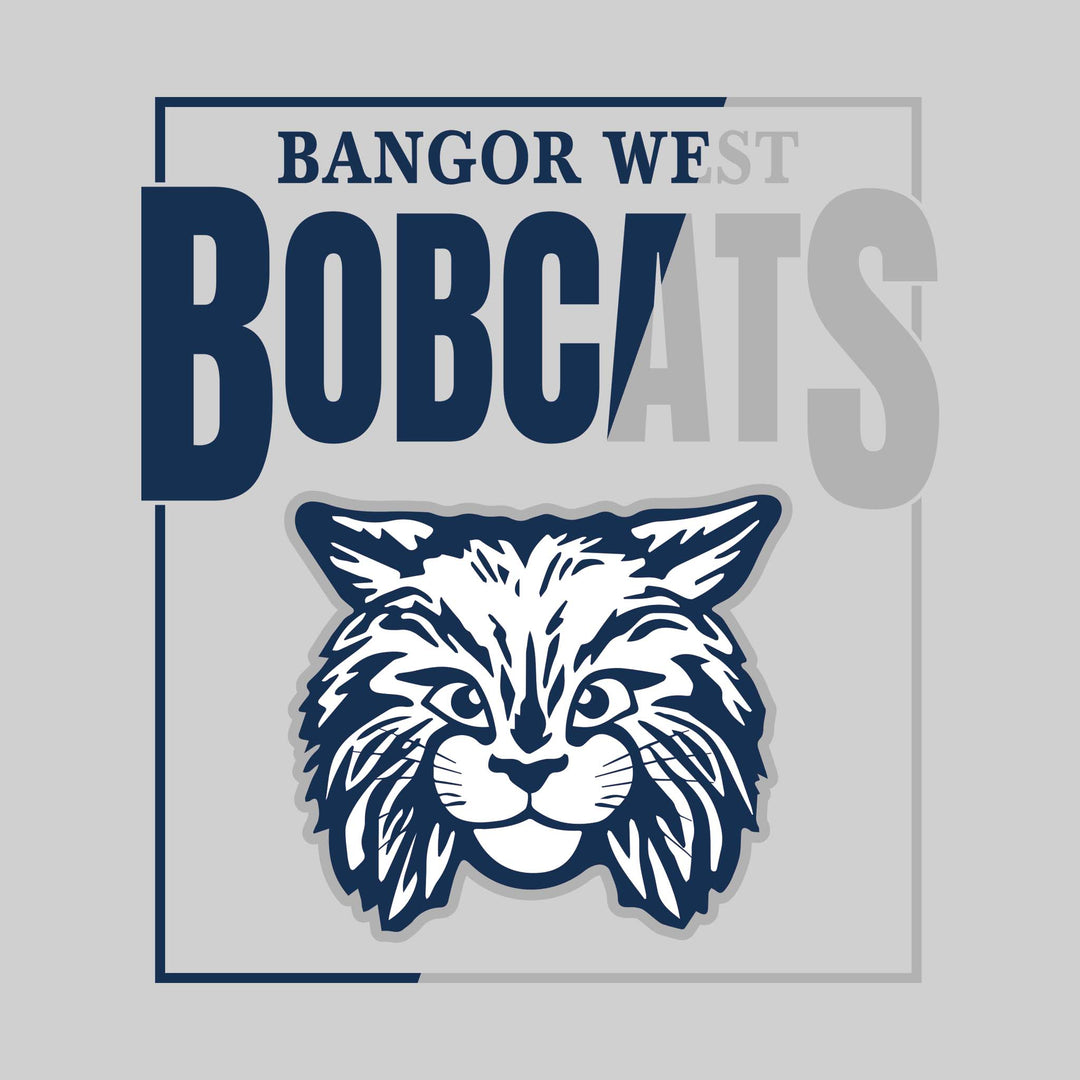 Bangor West Elementary - Spirit Wear - Split Color Boxed with Mascot