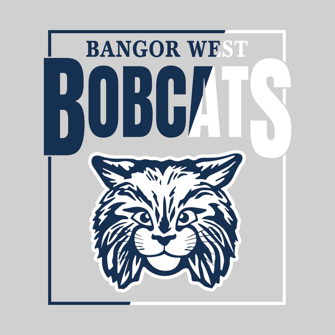 Bangor West Elementary - Spirit Wear - Split Color Boxed with Mascot