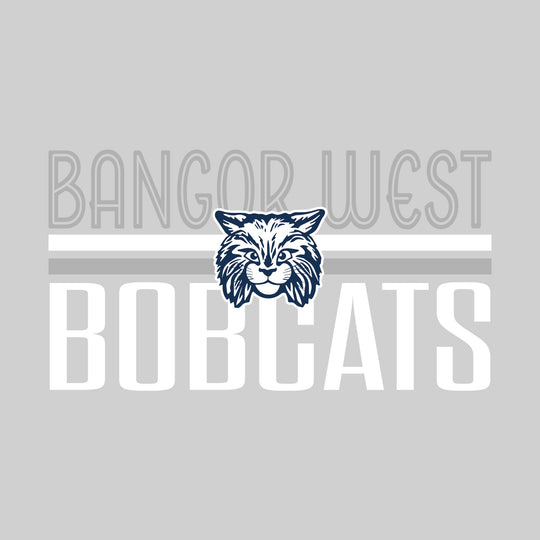 Bangor West Elementary - Spirit Wear - Stripes and Centered Logo