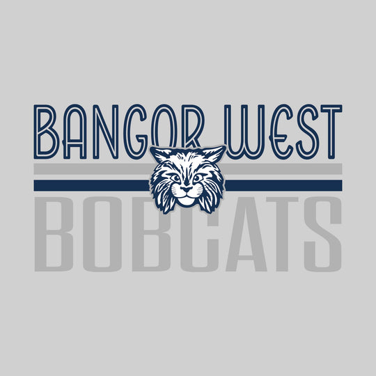 Bangor West Elementary - Spirit Wear - Stripes and Centered Logo