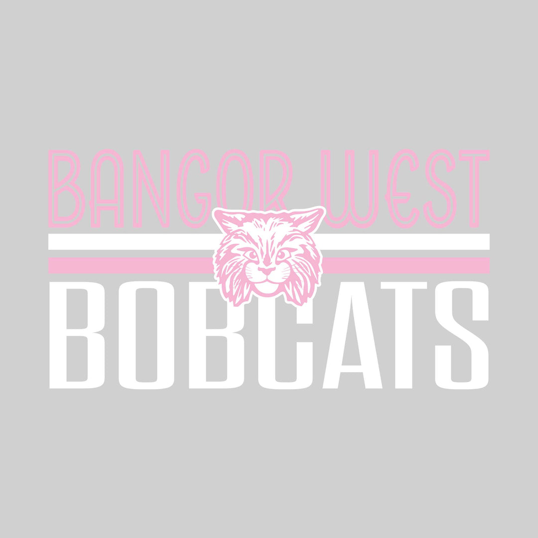 Bangor West Elementary - Spirit Wear - Stripes and Centered Logo