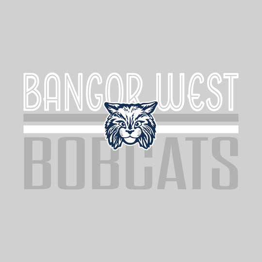 Bangor West Elementary - Spirit Wear - Stripes and Centered Logo