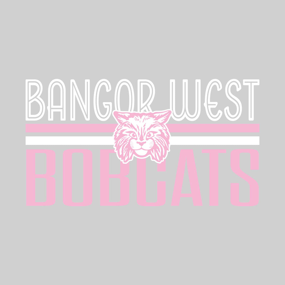 Bangor West Elementary - Spirit Wear - Stripes and Centered Logo