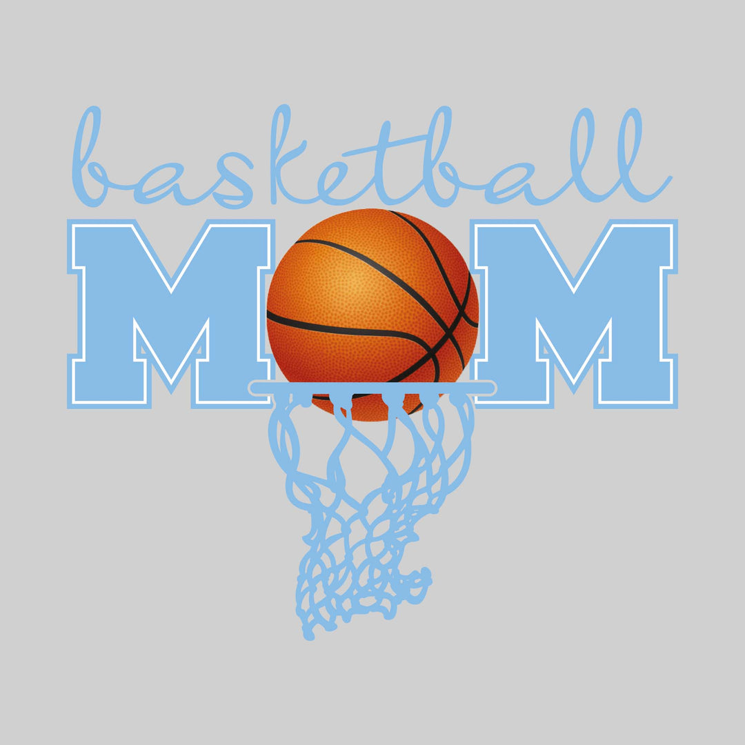 Basketball Mom - Basketball with Net