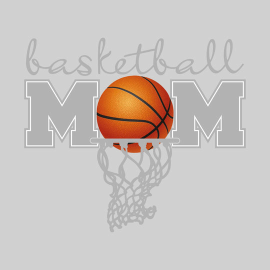 Basketball Mom - Basketball with Net