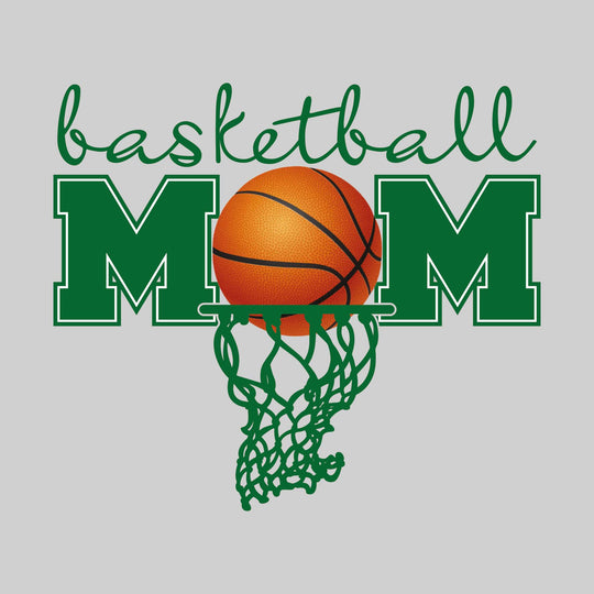 Basketball Mom - Basketball with Net