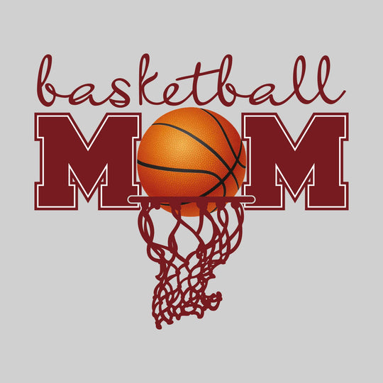 Basketball Mom - Basketball with Net