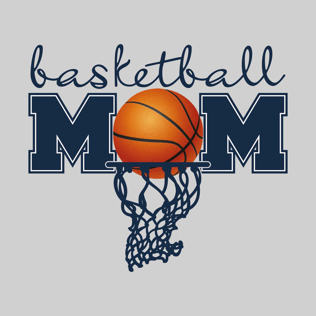 Basketball Mom - Basketball with Net