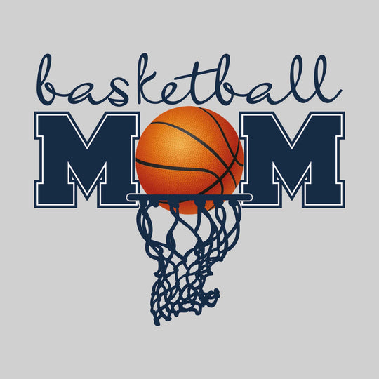 Basketball Mom - Basketball with Net