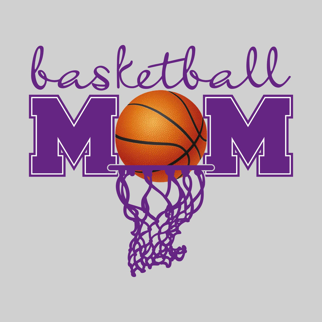Basketball Mom - Basketball with Net