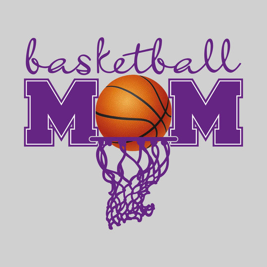 Basketball Mom - Basketball with Net