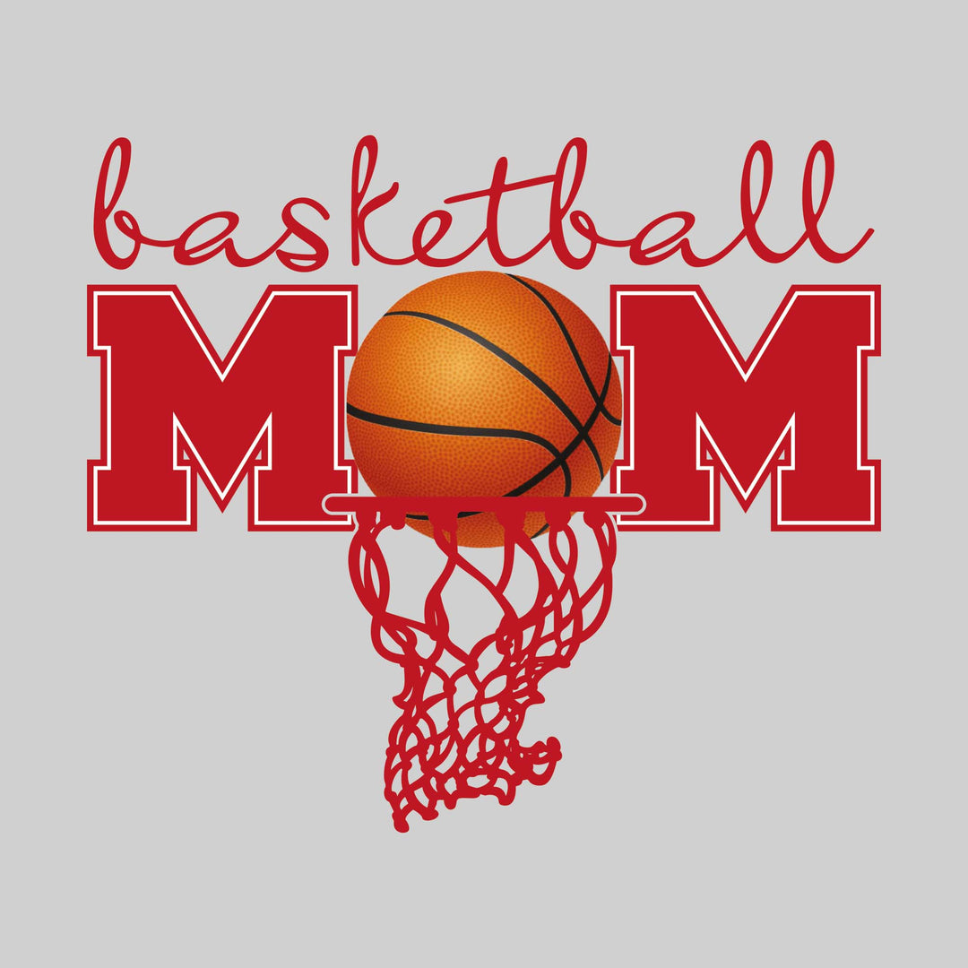 Basketball Mom - Basketball with Net