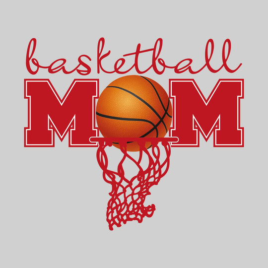 Basketball Mom - Basketball with Net